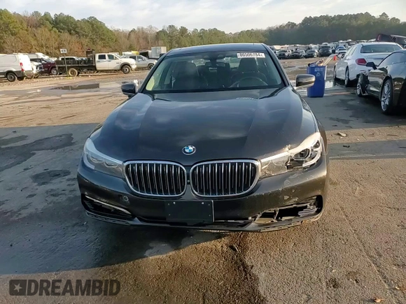 2017 BMW 7 Series 740i xDrive with VIN WBA7E4C50HGU99073, listed as a Copart auction lot 86506784 with 107,109 mi miles and Salvage Title. Bid and sale history available at carsss.com. Image 10.