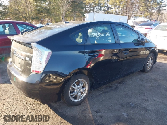 2010 Toyota Prius II with VIN JTDKN3DU6A0124414, listed as a IAAI auction lot 41485916 with 1 mi miles. Bid and sale history available at carsss.com. Image 4.