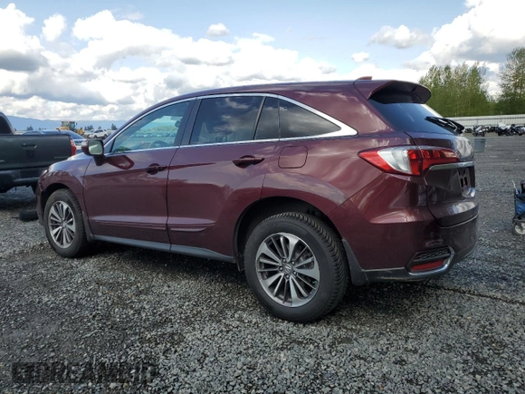 2018 Acura RDX Advance with VIN 5J8TB4H7XJL013467, listed as a Copart auction lot 54073155 with 33,814 mi miles and Salvage Title. Bid and sale history available at DreamBid. Image 2.