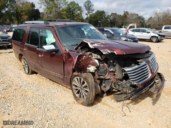 2016 Lincoln Navigator Select with VIN 5LMJJ2HT5GEL06614, listed as a Copart auction lot 42925325 with 107,547 mi miles and Salvage Title. Bid and sale history available at carsss.com. Image 4.
