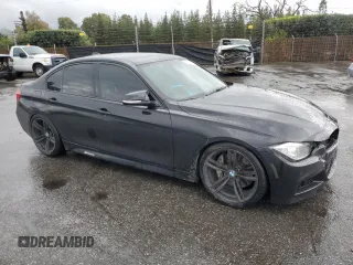 2014 BMW 3 Series 335i with VIN WBA3A9C55EF479359, listed as a Copart auction lot 48224715 with 98,747 mi miles and Salvage Title. Bid and sale history available at carsss.com. Image 4.