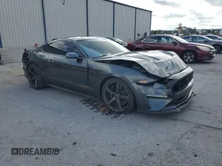 2019 Ford Mustang GT with VIN 1FA6P8CF3K5142116, listed as a Copart auction lot 55519545 with 48,058 mi miles and Salvage title. Bid and sale history available at DreamBid. Image 4.