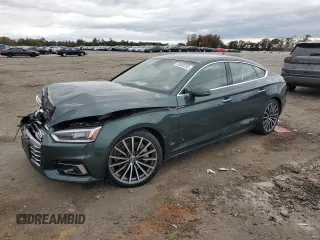 2018 Audi A5 Sportback Prestige with VIN WAUCNCF50JA100949, listed as a Copart auction lot 72692233 with 42,782 mi miles. Bid and sale history available at carsss.com. Image 1.
