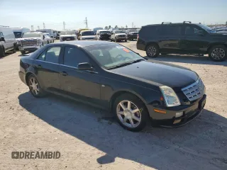 2005 Cadillac STS with VIN 1G6DC67A250139275, listed as a Copart auction lot 48378105 with 127,890 mi miles and Salvage Title. Bid and sale history available at DreamBid. Image 4.