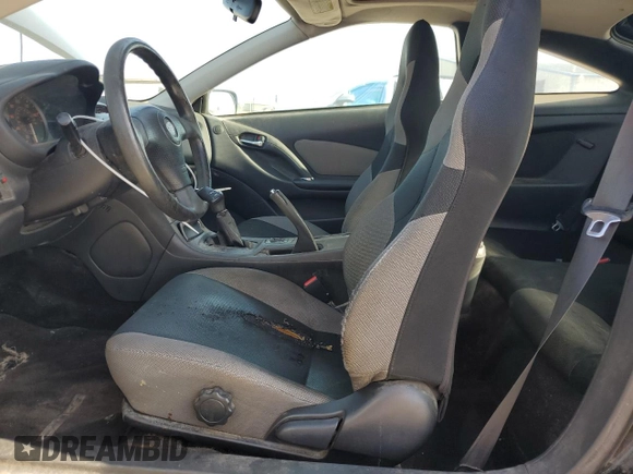 2003 Toyota Celica GT with VIN JTDDR32T330162046, listed as a Copart auction lot 57038905 with 119,768 mi miles and Salvage title. Bid and sale history available at DreamBid. Image 7.