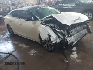 2017 Nissan Maxima SV with VIN 1N4AA6AP8HC383430, listed as a IAAI auction lot 41843529 with 105,244 mi miles and . Bid and sale history available at DreamBid. Image 1.