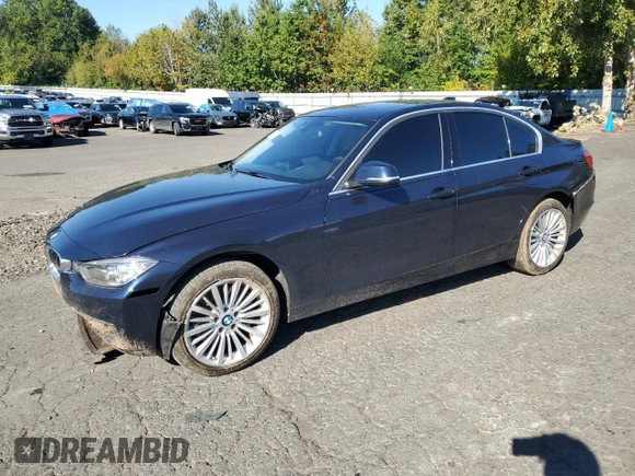 2015 BMW 3 Series 335i xDrive with VIN WBA3B9G52FNR94026, listed as a Copart auction lot 74839374 with 30,376 mi miles and Salvage Title. Bid and sale history available at carsss.com. Image 1.