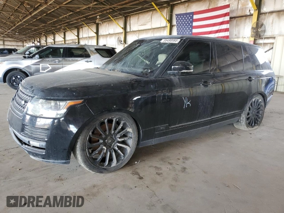 2014 Land Rover Range Rover Supercharged with VIN SALGS3TF1EA190301, listed as a Copart auction lot 55498995 with Not provided miles and Clean title. Bid and sale history available at DreamBid. Image 1.