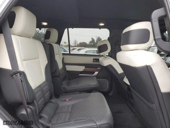 2023 Toyota Sequoia SR5 with VIN 7SVAAABAXPX007350, listed as a Copart auction lot 44490015 with 23,827 mi miles and Salvage Title. Bid and sale history available at carsss.com. Image 11.
