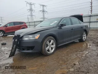 2013 Volkswagen Passat SE with VIN 1VWBH7A31DC055433, listed as a Copart auction lot 43763055 with 125,523 mi miles and Salvage title. Bid and sale history available at DreamBid. Image 1.