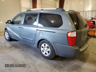 2006 Kia Sedona LX with VIN KNDMB233566078132, listed as a Copart auction lot 75662434 with 223,318 mi miles and Salvage Title. Bid and sale history available at carsss.com. Image 2.