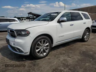 2019 Dodge Durango Citadel with VIN 1C4SDHET7KC795192, listed as a Copart auction lot 60496134 with 64,007 mi miles and Salvage Title. Bid and sale history available at DreamBid. Image 1.