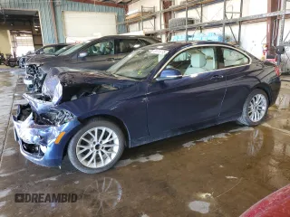 2015 BMW 2 Series 228i with VIN WBA1F5C54FVW98189, listed as a Copart auction lot 61815175 with 67,216 mi miles and Salvage title. Bid and sale history available at DreamBid. Image 1.