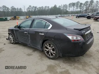 2014 Nissan Maxima SV with VIN 1N4AA5AP2EC484906, listed as a Copart auction lot 44439345 with 141,454 mi miles and Salvage Title. Bid and sale history available at DreamBid. Image 2.