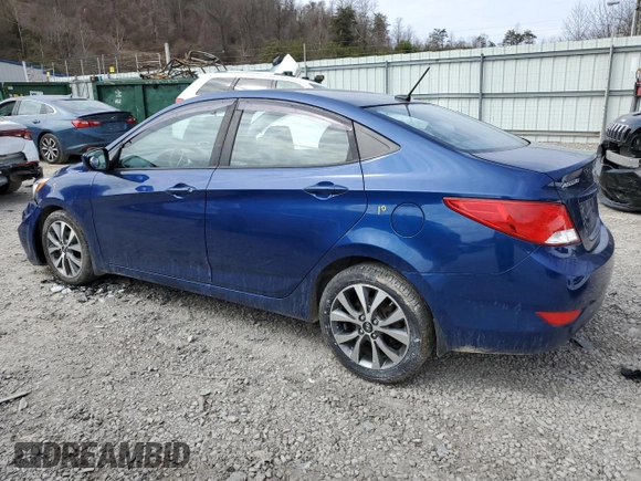 2017 Hyundai Accent SE with VIN KMHCT4AE6HU285003, listed as a Copart auction lot 47580605 with 77,168 mi miles and Salvage Title. Bid and sale history available at carsss.com. Image 2.