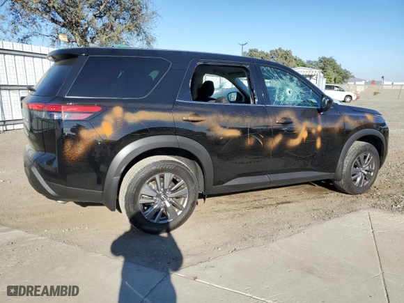 2024 Nissan Pathfinder S with VIN 5N1DR3AA0RC200612, listed as a Copart auction lot 77629804 with 0 mi miles and Salvage Title. Bid and sale history available at carsss.com. Image 3.
