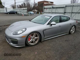 2014 Porsche Panamera GTS with VIN WP0AF2A7XEL083470, listed as a Copart auction lot 47576124 with Not Provided miles and Salvage Title. Bid and sale history available at DreamBid. Image 1.
