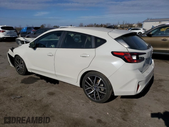 2024 Subaru Impreza Sport with VIN JF1GUAFCXR8299169, listed as a Copart auction lot 79579334 with 9,169 mi miles and Salvage Title. Bid and sale history available at carsss.com. Image 2.