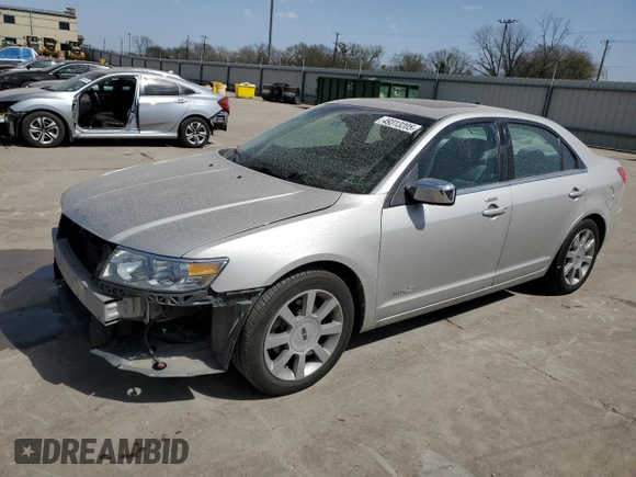 2008 Lincoln MKZ with VIN 3LNHM26T98R655480, listed as a Copart auction lot 49313205 with 68,106 mi miles and Salvage Title. Bid and sale history available at carsss.com. Image 1.
