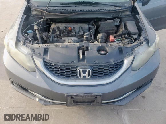 2013 Honda Civic LX z VIN 2HGFB2F50DH502593, wystawiony jako Copart lot #58256345 z przebiegiem 178 975 mil mil oraz Szkoda całkowita • Salvage title. Historia ofert i sprzedaży dostępna na DreamBid. Obrazek 11.