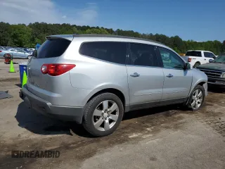2012 Chevrolet Traverse 1LT with VIN 1GNKRGED5CJ317488, listed as a Copart auction lot 52741925 with 163,422 mi miles and Salvage Title. Bid and sale history available at DreamBid. Image 3.