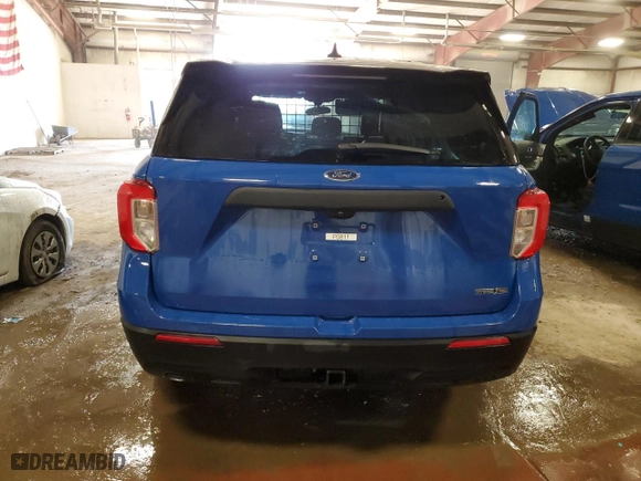 2022 Ford Police Interceptor Utility with VIN 1FM5K8AWXNNA07173, listed as a Copart auction lot 49063355 with 22,888 mi miles and Non Repairable. Bid and sale history available at carsss.com. Image 6.