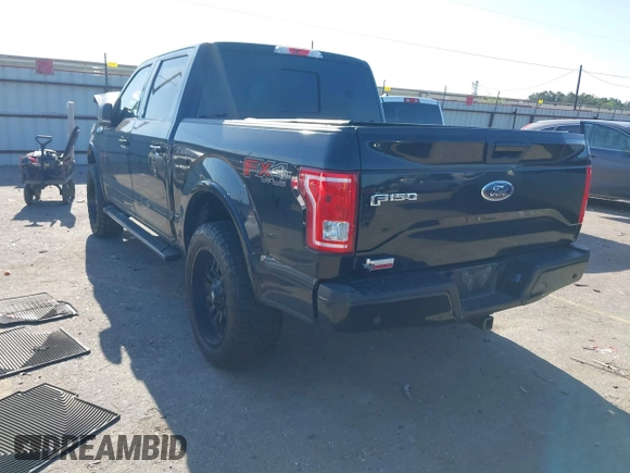 2017 Ford F-150 XL with VIN 1FTEW1EF2HKC96338, listed as a IAAI auction lot 41973507 with 117,342 mi miles. Bid and sale history available at carsss.com. Image 3.