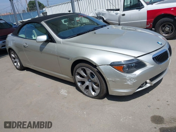 2007 BMW 6 Series 650i z VIN WBAEK135X7CN83521, wystawiony jako IAAI lot #42078828 z przebiegiem 55 444 mil mil oraz . Historia ofert i sprzedaży dostępna na DreamBid. Obrazek 1.