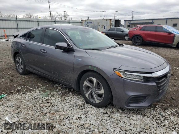 2019 Honda Insight EX with VIN 19XZE4F58KE031476, listed as a Copart auction lot 50836245 with 103,894 mi miles and Salvage Title. Bid and sale history available at DreamBid. Image 4.