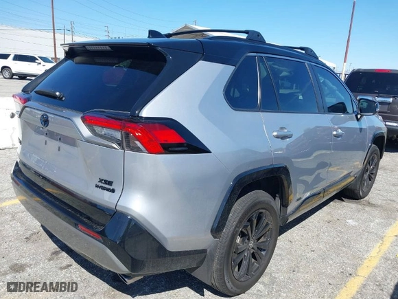 2024 Toyota RAV4 Hybrid XSE with VIN 4T3E6RFV8RU146540, listed as a IAAI auction lot 41830145 with 10,542 mi miles. Bid and sale history available at carsss.com. Image 4.