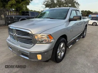 2018 Ram 1500 Big Horn with VIN 1C6RR6GG5JS229676, listed as a Copart auction lot 42328035 with 103,207 mi miles and Salvage title. Bid and sale history available at DreamBid. Image 1.