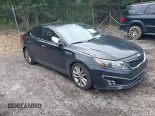 2014 Kia Optima SXL Turbo with VIN 5XXGR4A6XEG323587, listed as a IAAI auction lot 42130696 with 249,982 mi miles and . Bid and sale history available at carsss.com. Image 1.