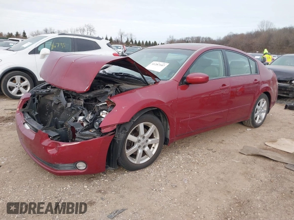 2005 Nissan Maxima 3.5 SL with VIN 1N4BA41E75C808199, listed as a IAAI auction lot 41287107 with 845,005 mi miles. Bid and sale history available at carsss.com. Image 17.