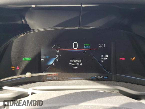 2021 Toyota Mirai XLE with VIN JTDAAAAA9MA003624, listed as a Copart auction lot 47292825 with 35,077 mi miles and Salvage Title. Bid and sale history available at carsss.com. Image 9.