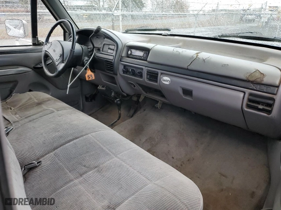 1996 Ford F-250 HD with VIN 1FTHF26F2TEA79509, listed as a Copart auction lot 84965044 with 366,844 mi miles and Salvage Title. Bid and sale history available at carsss.com. Image 8.