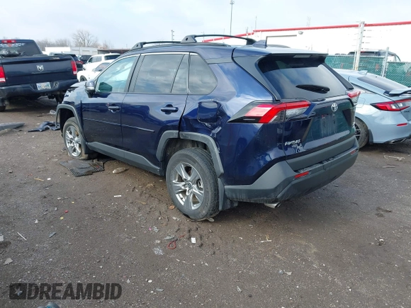 2023 Toyota RAV4 XLE with VIN 2T3P1RFV1PW388381, listed as a IAAI auction lot 41672980 with 20,503 mi miles. Bid and sale history available at carsss.com. Image 3.