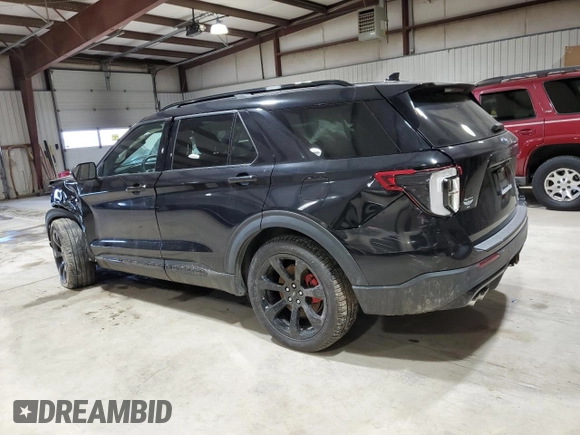 2020 Ford Explorer ST with VIN 1FM5K8GC9LGA24500, listed as a Copart auction lot 49854405 with 91,323 mi miles and Salvage Title. Bid and sale history available at carsss.com. Image 2.