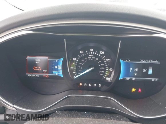 2016 Ford Fusion SE with VIN 3FA6P0H97GR258850, listed as a IAAI auction lot 41838546 with 124,244 mi miles and . Bid and sale history available at carsss.com. Image 7.