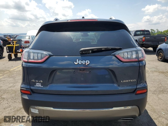 2019 Jeep Cherokee High Altitude z VIN 1C4PJMDX9KD398962, wystawiony jako Copart lot #63341695 z przebiegiem 54 157 mil mil oraz Szkoda całkowita • Salvage title. Historia ofert i sprzedaży dostępna na DreamBid. Obrazek 6.