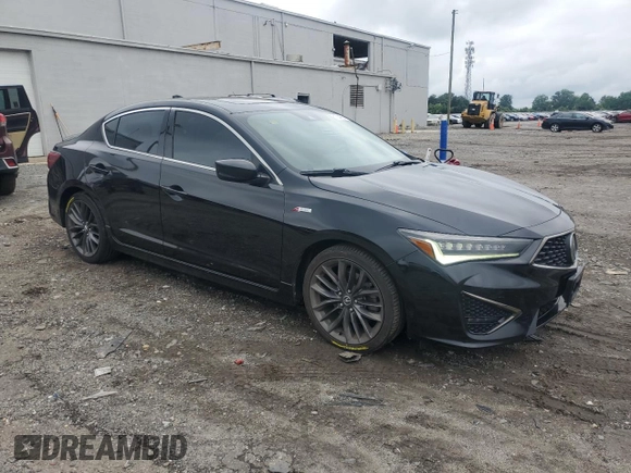 2021 Acura ILX Premium with VIN 19UDE2F85MA003120, listed as a Copart auction lot 61534895 with 78,171 mi miles and Salvage title. Bid and sale history available at DreamBid. Image 4.