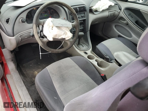 2002 Ford Mustang Standard z VIN 1FAFP40412F107189, wystawiony jako Copart lot #58425645 z przebiegiem 148 551 mil mil oraz Szkoda całkowita • Salvage title. Historia ofert i sprzedaży dostępna na DreamBid. Obrazek 8.