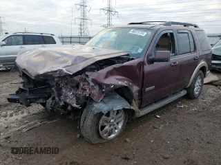 2008 Ford Explorer Eddie Bauer with VIN 1FMEU74E28UA96464, listed as a Copart auction lot 86075724 with 152,404 mi miles and Salvage Title. Bid and sale history available at carsss.com. Image 1.
