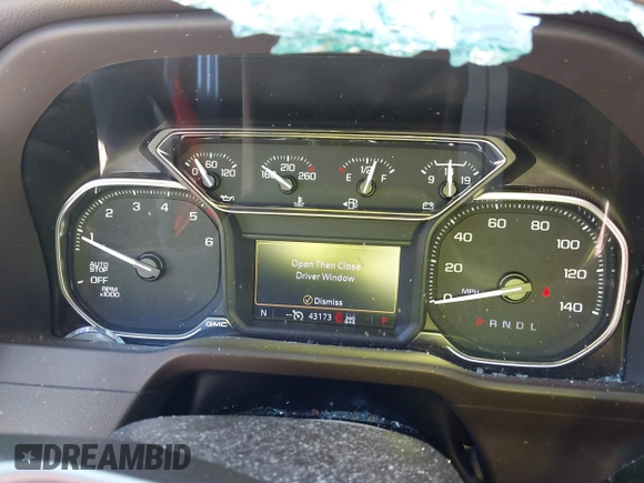 2022 GMC Sierra 1500 Limited SLT with VIN 1GTU9DET6NZ205052, listed as a IAAI auction lot 40565931 with 43,173 mi miles. Bid and sale history available at carsss.com. Image 7.