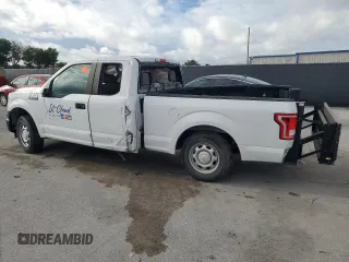 2017 Ford F-150 XL with VIN 1FTEX1C89HFB90351, listed as a Copart auction lot 59630905 with 27,760 mi miles and Non repairable. Bid and sale history available at DreamBid. Image 2.