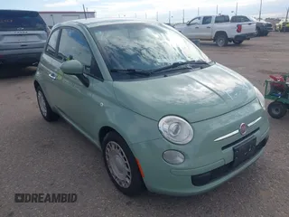 2012 FIAT 500 Pop z VIN 3C3CFFAR7CT229282, wystawiony jako IAAI lot #42821150 z przebiegiem 113 309 mil mil oraz . Historia ofert i sprzedaży dostępna na DreamBid. Obrazek 1.