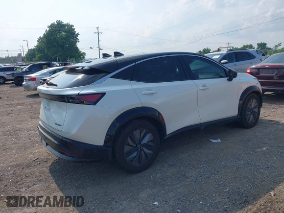 2023 Nissan ARIYA Evolve+ with VIN JN1BF0BA0PM410042, listed as a IAAI auction lot 42382816 with 30,373 mi miles and . Bid and sale history available at DreamBid. Image 4.