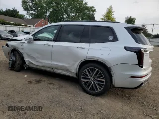 2022 Cadillac XT6 Sport with VIN 1GYKPGRS4NZ174846, listed as a Copart auction lot 64271474 with 57,891 mi miles and Salvage Title. Bid and sale history available at carsss.com. Image 2.