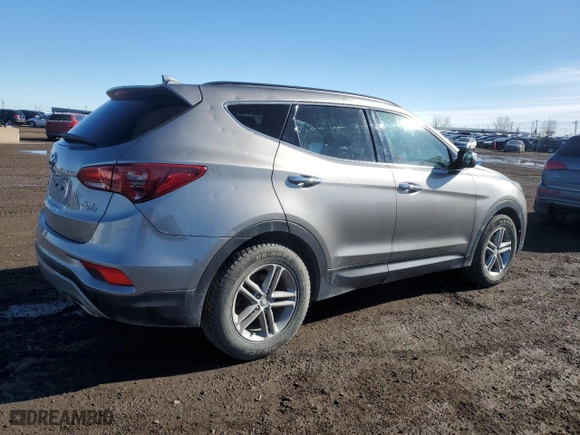 2018 Hyundai Santa Fe Sport 2.4L with VIN 5NMZUDLB1JH059639, listed as a Copart auction lot 47236425 with 130,350 mi miles and Clean Title. Bid and sale history available at carsss.com. Image 3.