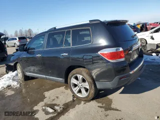 2013 Toyota Highlander Limited with VIN 5TDYK3EH5DS108999, listed as a Copart auction lot 88744325 with 163,707 mi miles and Salvage Title. Bid and sale history available at carsss.com. Image 2.