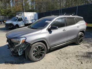 2020 GMC Terrain SLT z VIN 3GKALPEV5LL238415, wystawiony jako Copart lot #53443485 z przebiegiem 54 907 mil mil oraz Szkoda całkowita • Salvage title. Historia ofert i sprzedaży dostępna na DreamBid. Obrazek 1.